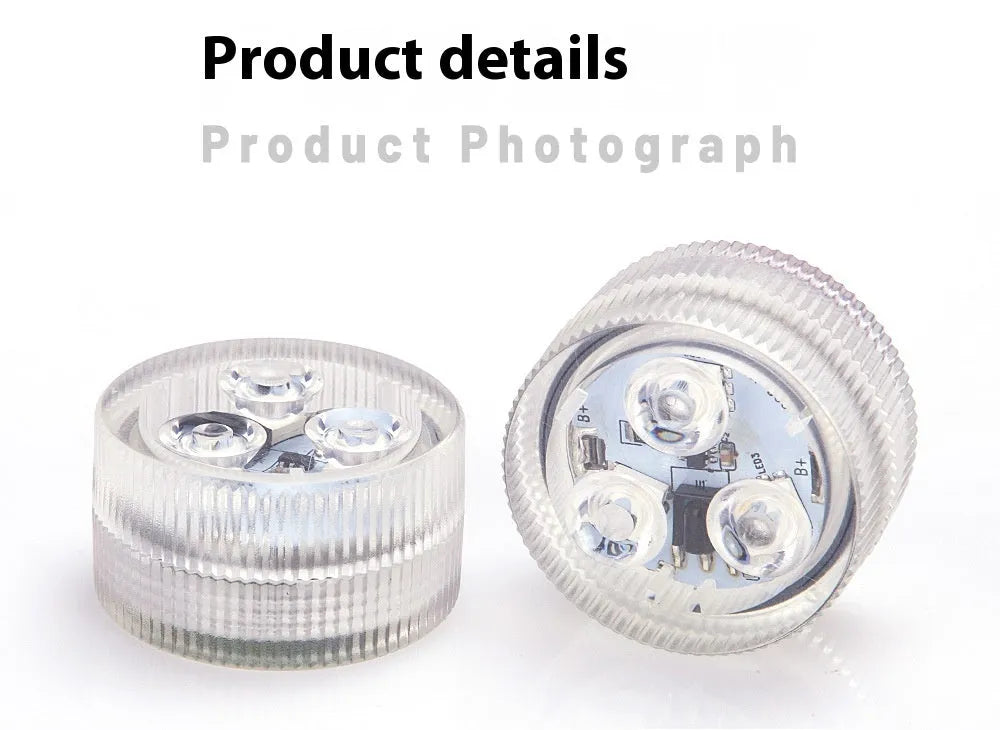 Waterproof remote control LED diving light for fish tank with plastic housing