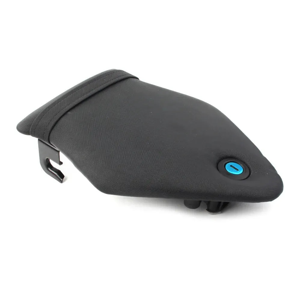 Rear passenger seat cushion for BMW S1000RR Double R HP4 2009-2018 with PU leather cover and lock