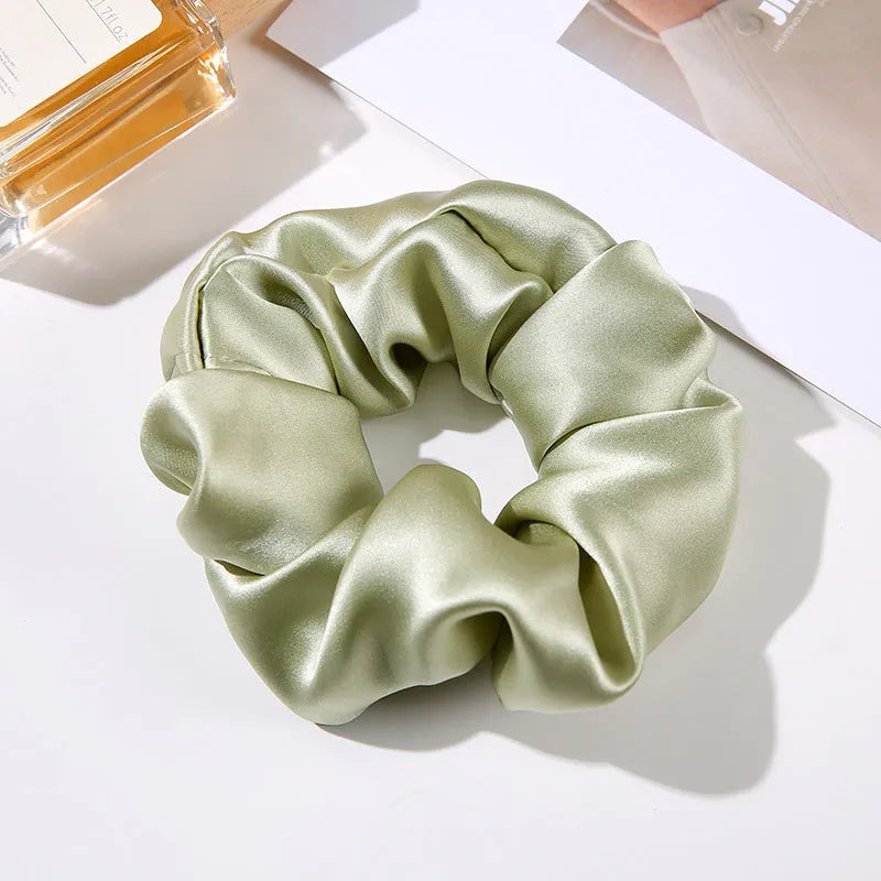 Handcrafted silk hair ring headband 6cm wide in multiple colours including black and navy blue