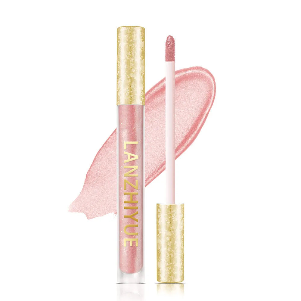 Liquid eye shadow with sequins and pearlescent finish in colourful shades for eye makeup