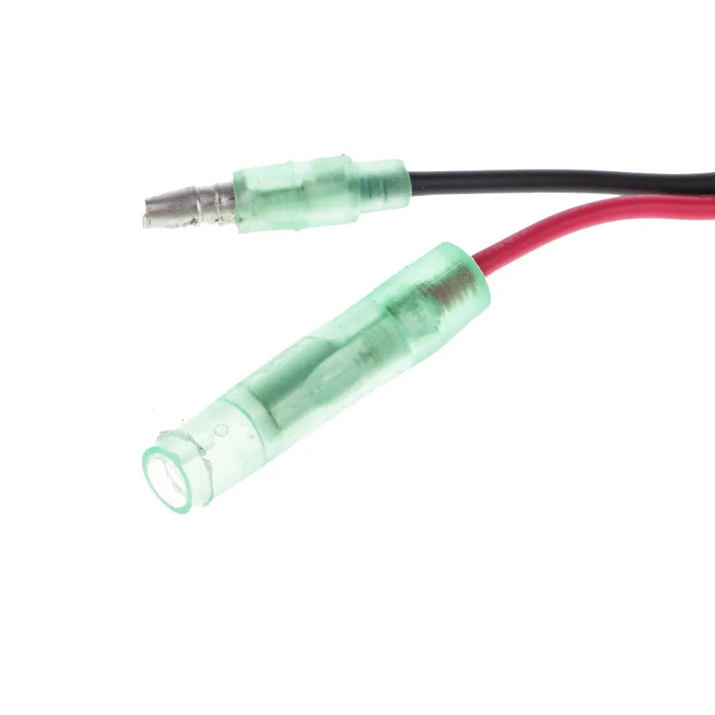 YAMAHA brand marine engine emergency stop kill switch with coiled safety lanyard cord.