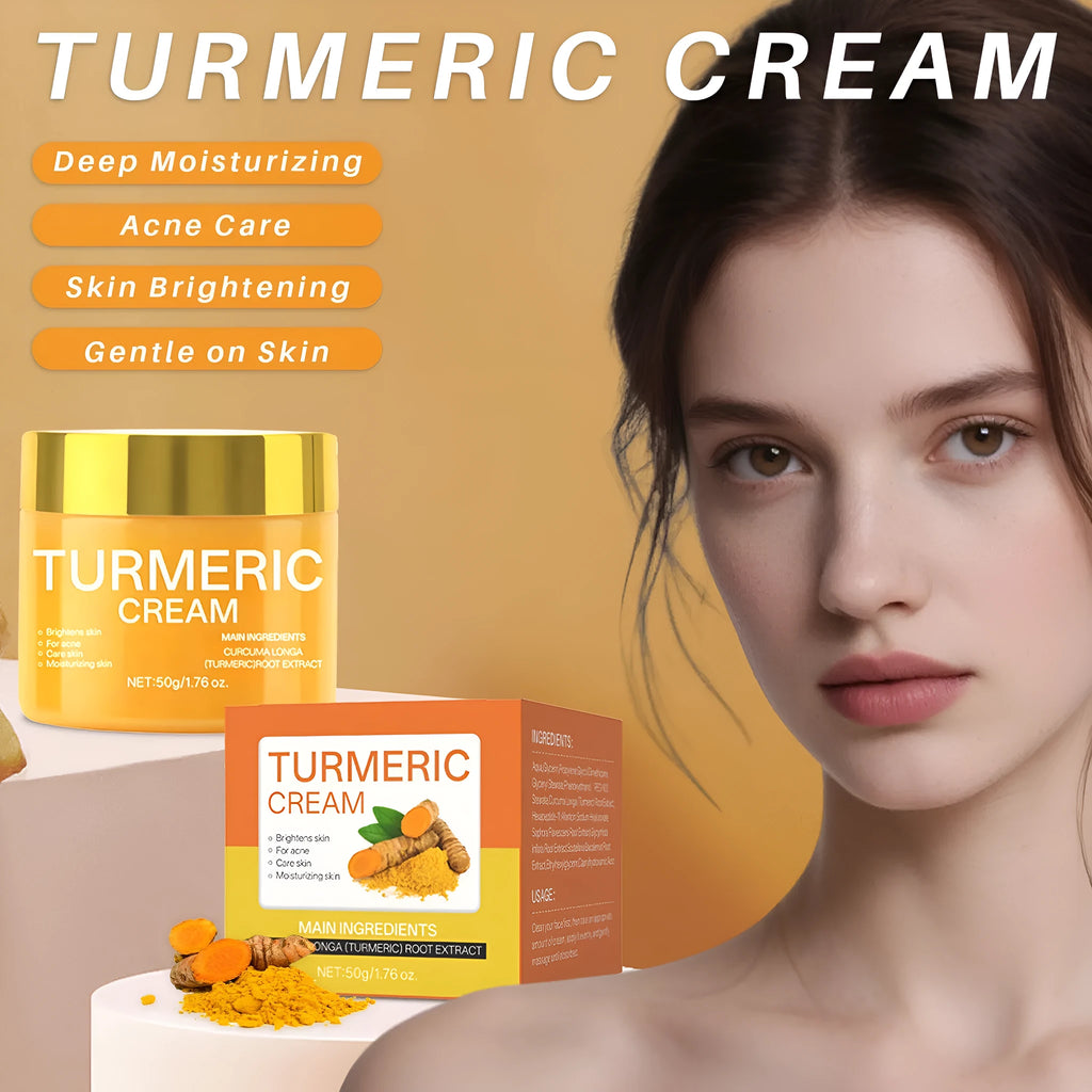 50g jar of brightening hydrating moisturising cream for facial skincare with compact 53mm dimensions