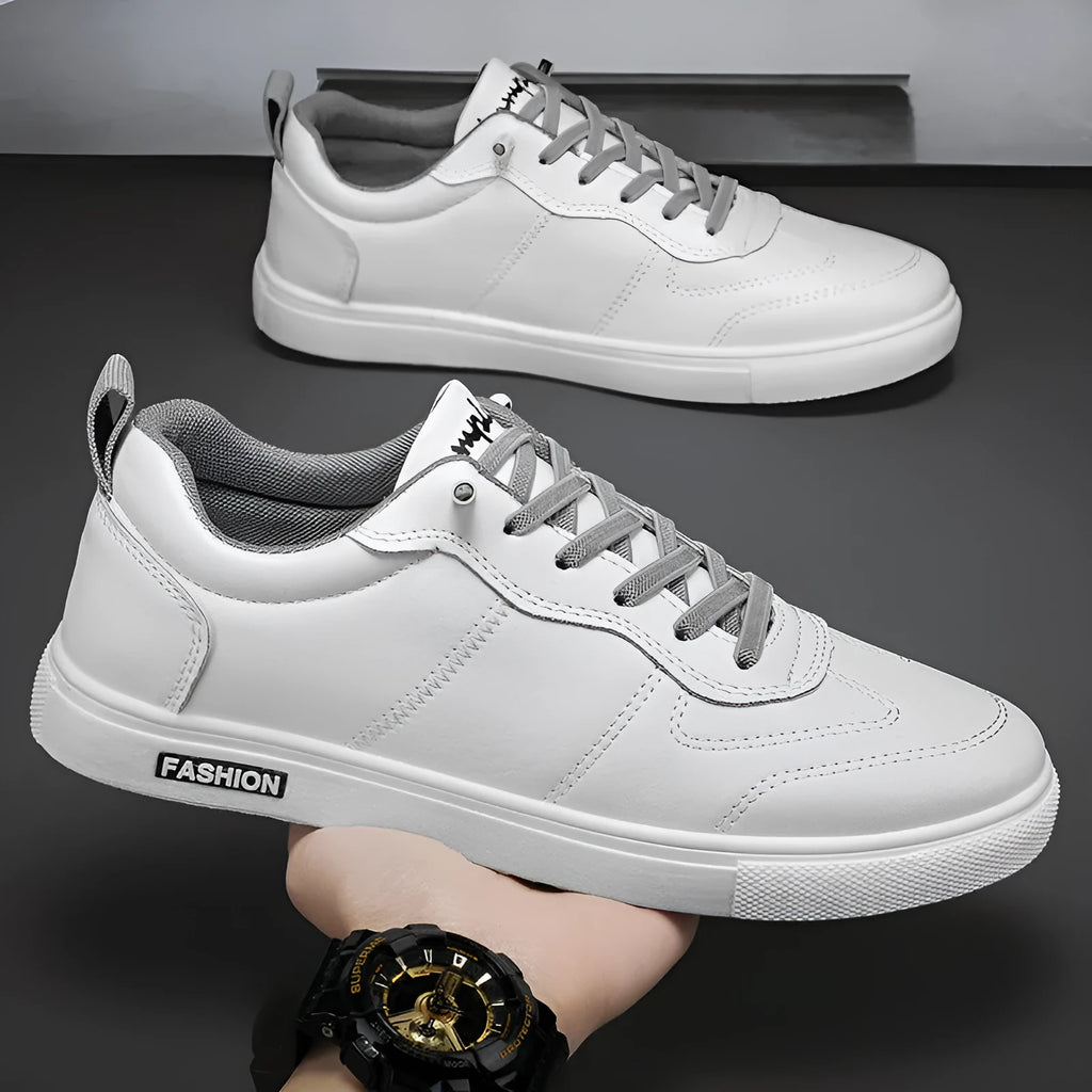 Men's casual shoes low top flat heel solid colour B915 Gray tassel detail rubber sole
