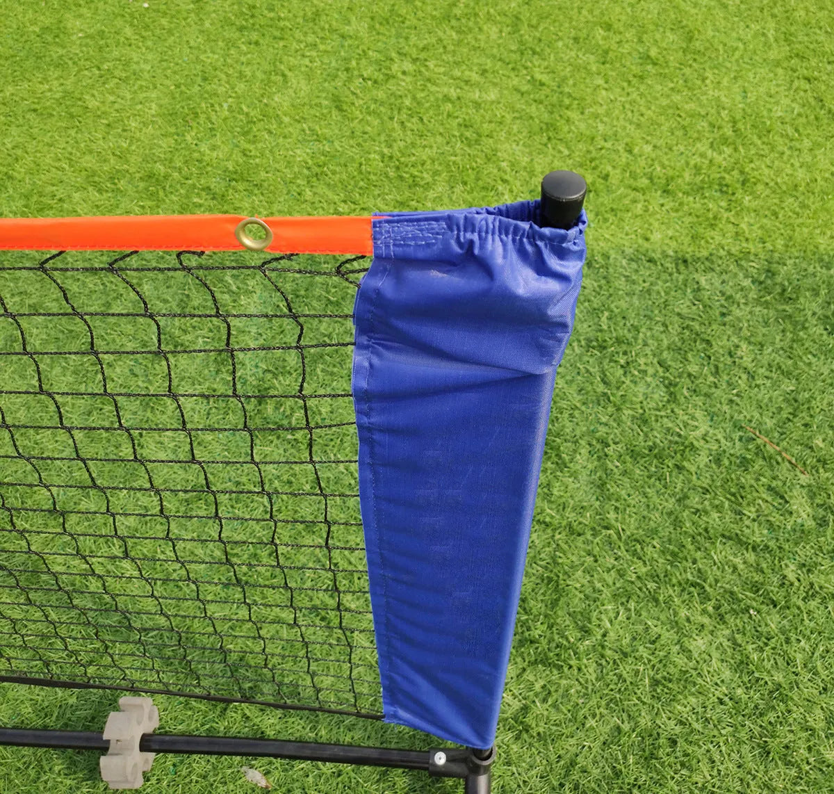 Portable folding badminton net rack with PE net, available in 3m, 4m, 5m and 6m lengths