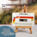 Charging sound recording greeting card with coated paper finish, 10x6x1.5cm size, available in multiple style options and 60S or 300S recording duration