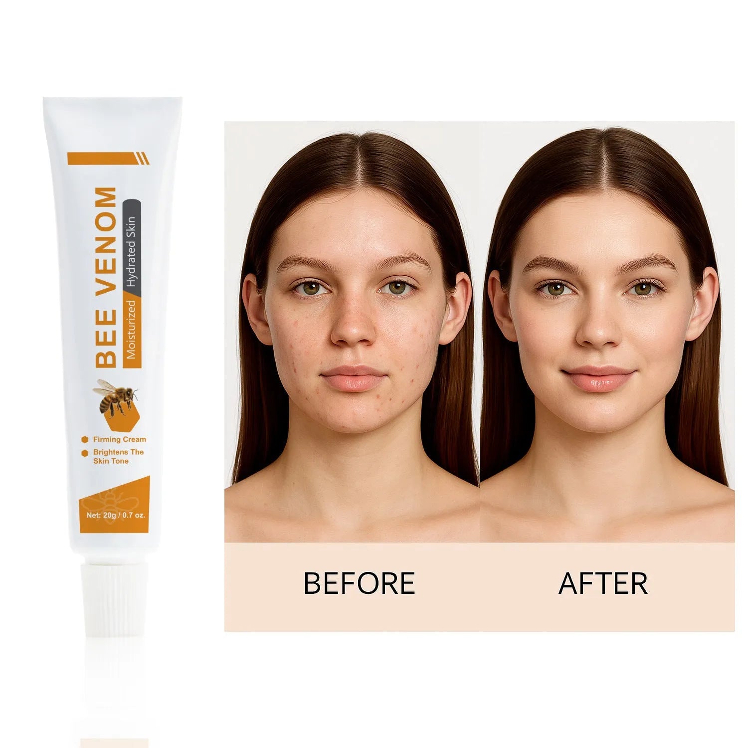 BEE Facial Neck Cream 20g jar with skincare formula for facial and neck application