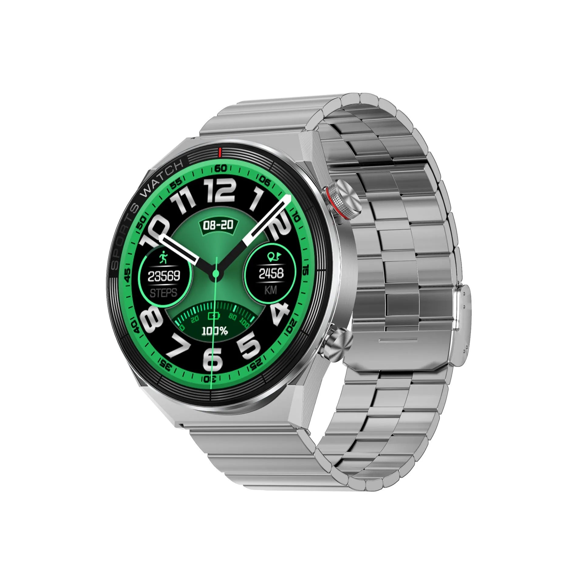 Large screen Bluetooth smart watch with 1.5-inch HD display showing call interface