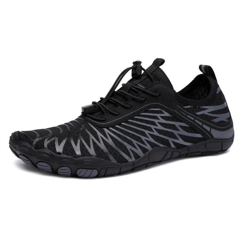 Casual lace-up trainers in white, black, pink, ash orange, or black blue with breathable gauze lining