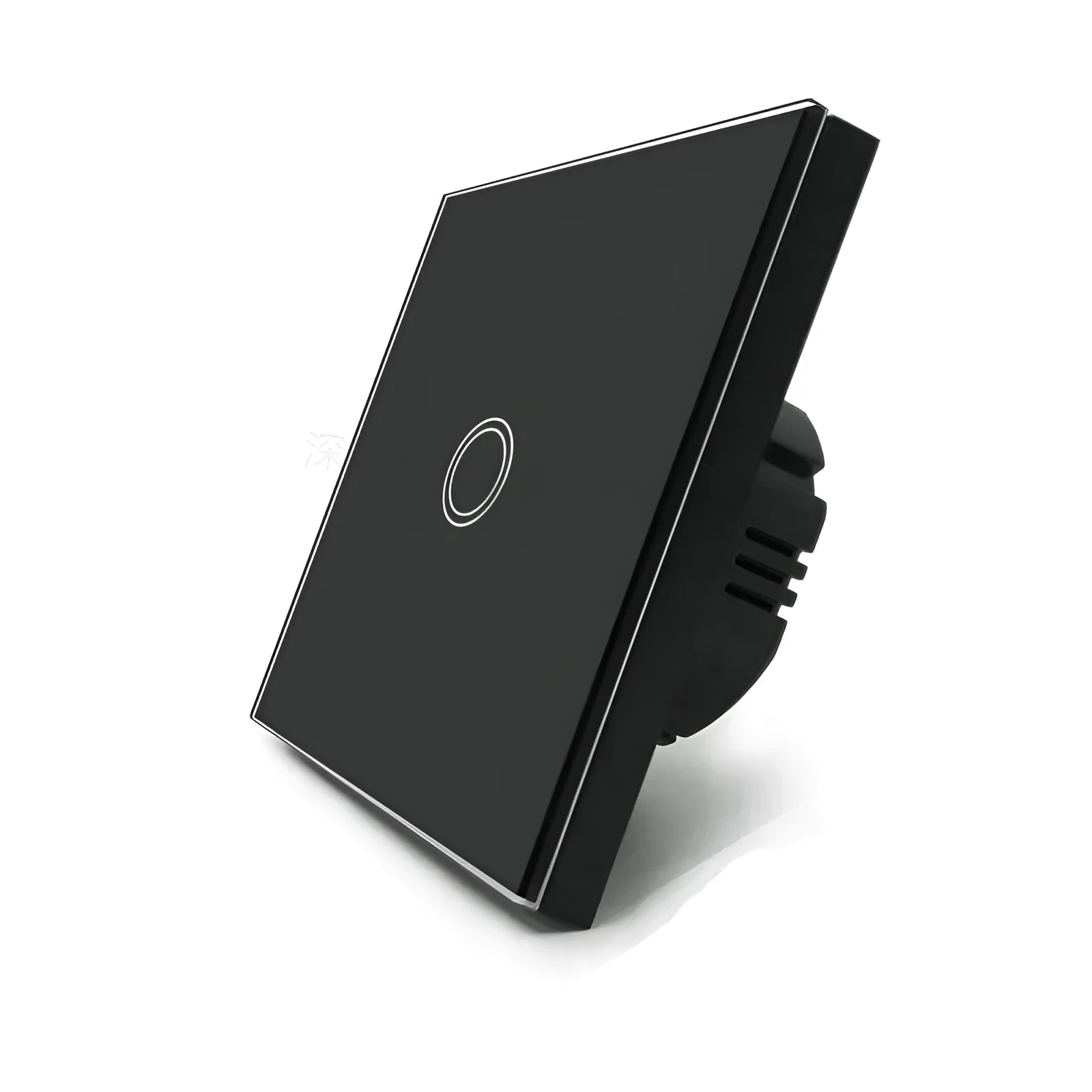 86 type tempered glass touch switch for low power lighting in black, gold or white finishes