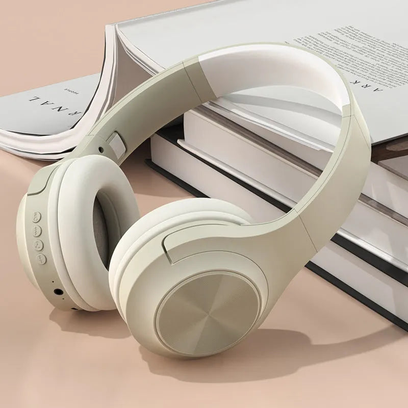 Creative wireless Bluetooth headset in Ivory White colour with charging case