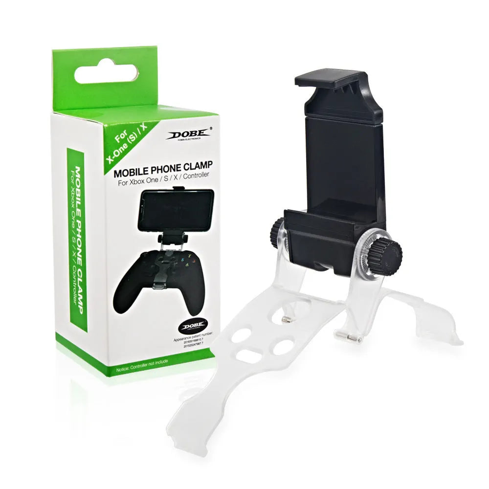 Universal black magnetic mobile phone holder mounted on car dashboard for hands-free driving