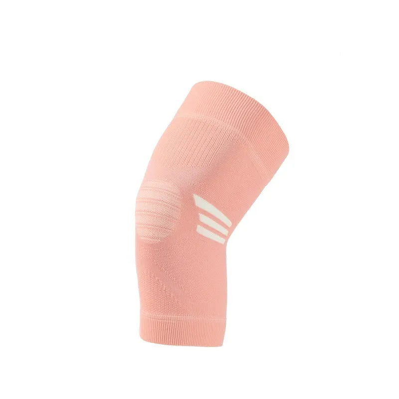 A pair of polyester sports knee pads shown in a colour option, sized for adult use.