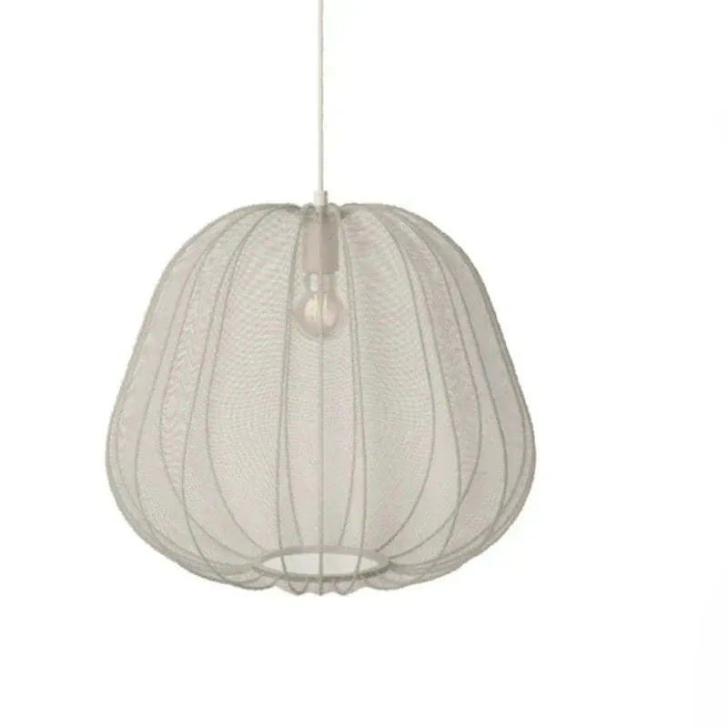 Japanese style branch ceiling lamp in white and grey-blue variants with three colour LED lighting