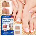 Nail repair adhesive bandages set with 32 patches measuring 6.1 x 3.5 cm for nail nursing