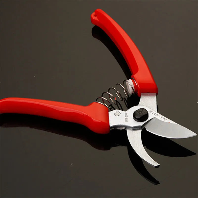 130W pruning shears with SK5 high carbon steel blades for landscaping, random colour, single pair