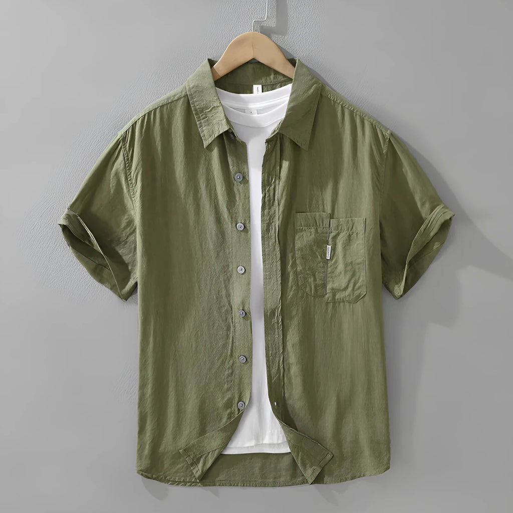 Women's loose lyocell cardigan top in black, green and purple colours with short sleeves