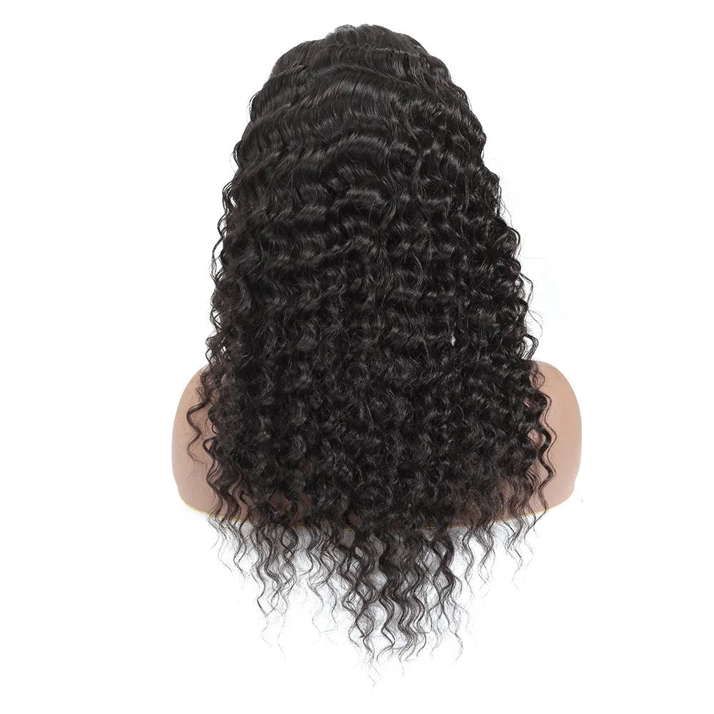 Human hair lace front wig in 1b natural colour, 8-20 inch length, 157-212g per piece