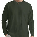 Men's long sleeve solid colour polyester casual top, unlined and hoodless, in six colours, sizes S to XXXL