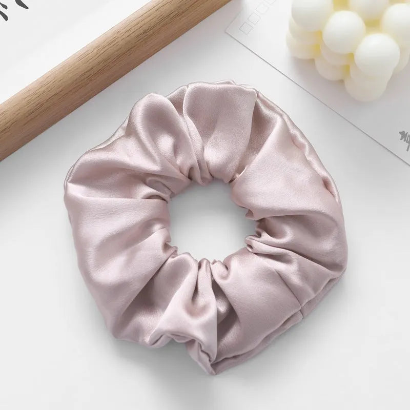 Handcrafted silk hair ring headband 6cm wide in multiple colours including black and navy blue