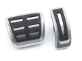 Stainless steel brake accelerator pedal for Porsche Macan SUV in black finish