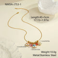 Vintage sunflower stainless steel necklace with 18K gold electroplating, pendant on display, two colour variants available
