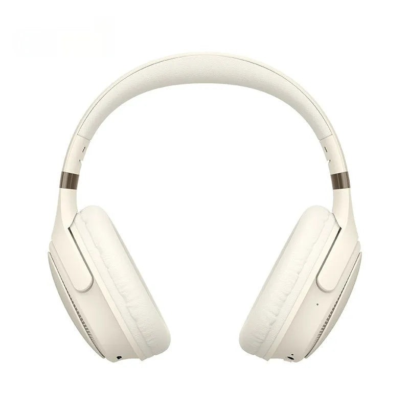 Wireless Bluetooth head-mounted gaming headphones in black or cream colour with over 8-hour battery.