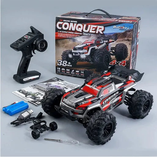 Drift remote control car small four-wheel drive racing car rechargeable children's toy car in red