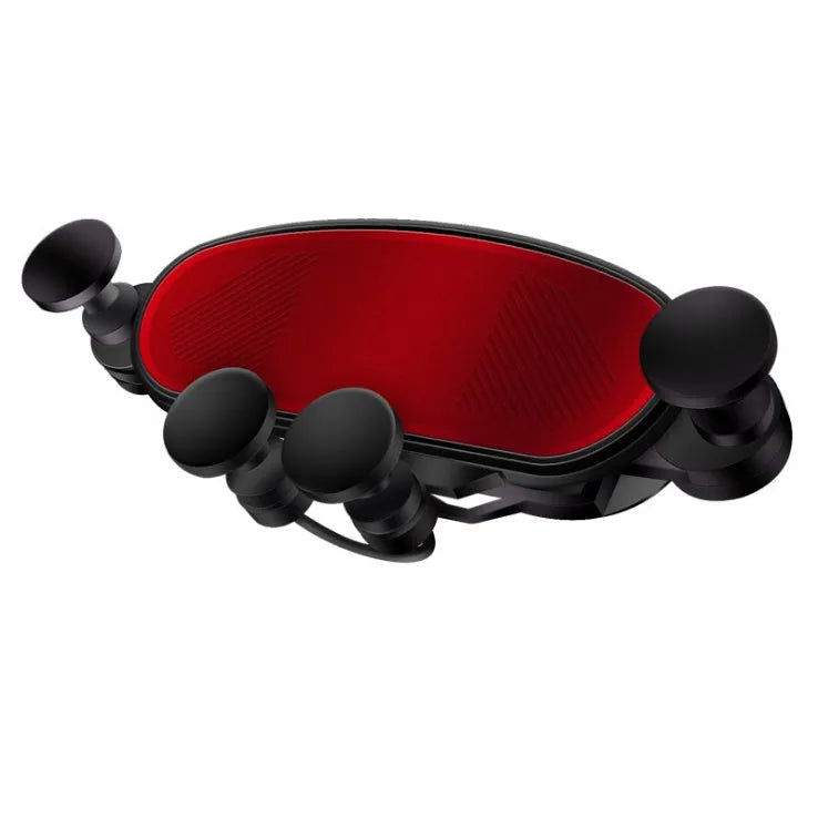 Universal car phone navigation holder clipped onto a vehicle air vent, available in multiple colours.