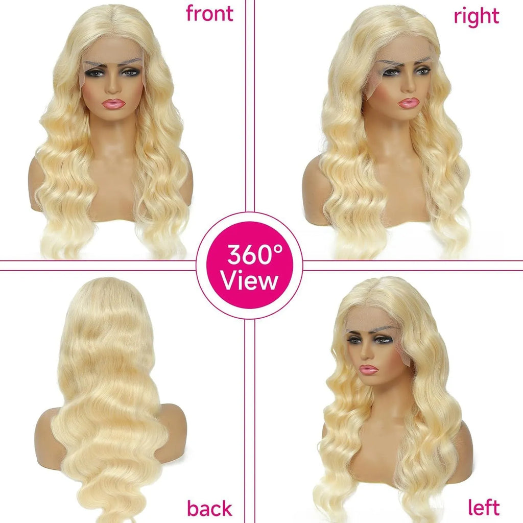 Women's synthetic front lace wig in M1 539 613# colour showing medium and long curly hairstyle with natural hairline.