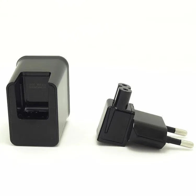 Black USB charger and 1 metre data cable set with all copper wire and TPU shell