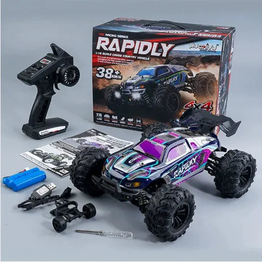 Drift remote control car small four-wheel drive racing car rechargeable children's toy car in red
