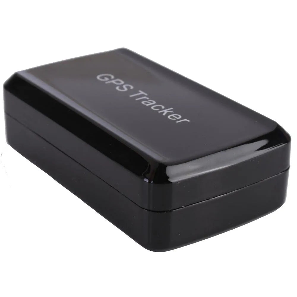 Black magnetic GPS tracker, 78mm x 45mm x 25mm, with 5000mAh battery and GSM antenna.