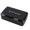 Black magnetic GPS tracker, 78mm x 45mm x 25mm, with 5000mAh battery and GSM antenna.