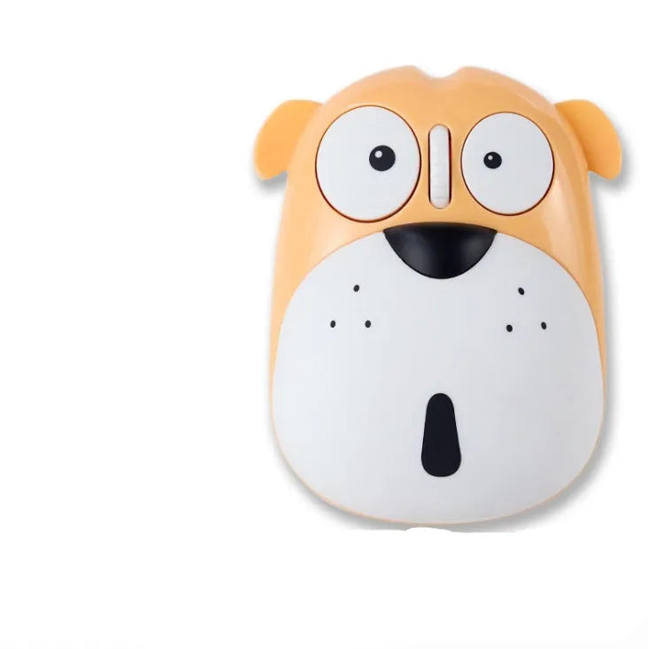 Silent optical mouse 2.4G wireless charging panda mouse cartoon animal cute mouse in white colour