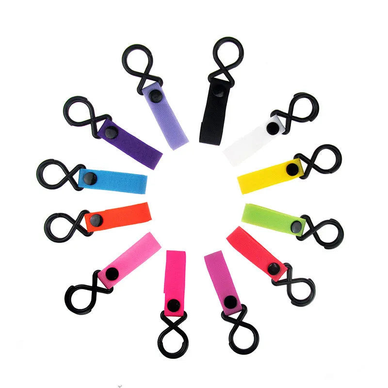 Nylon luggage velcro hook in multiple colours with independent OPP packaging for travel organisation