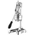 Commercial orange juice squeezer juicer, manual metal citrus press, Chinese style, single mold, silver finish