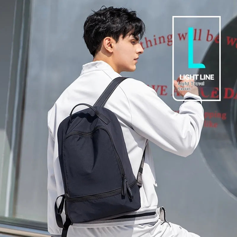 Marco Leideng light travel leisure backpack in Oxford cloth showing three colour options