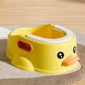 Foldable duck-shaped PVC bathtub for dogs and cats in blue, pink or yellow colour options