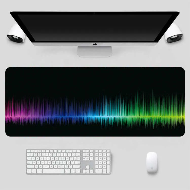 Thickened non-slip rubber cloth mouse pad with thermal transfer printed pattern in style A for notebook computers