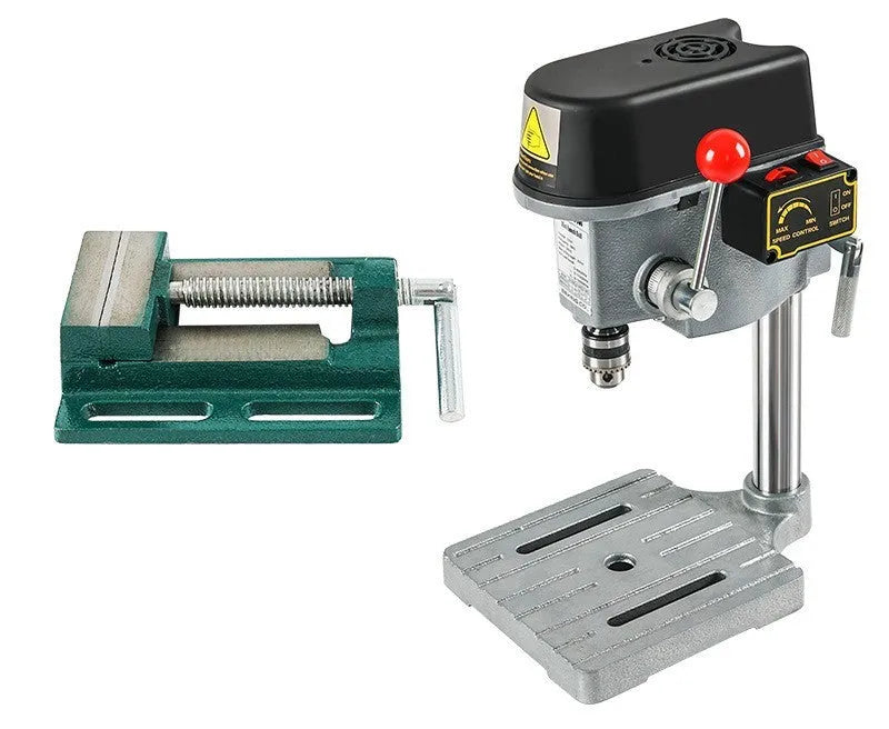 220V bench drill milling machine on a workbench