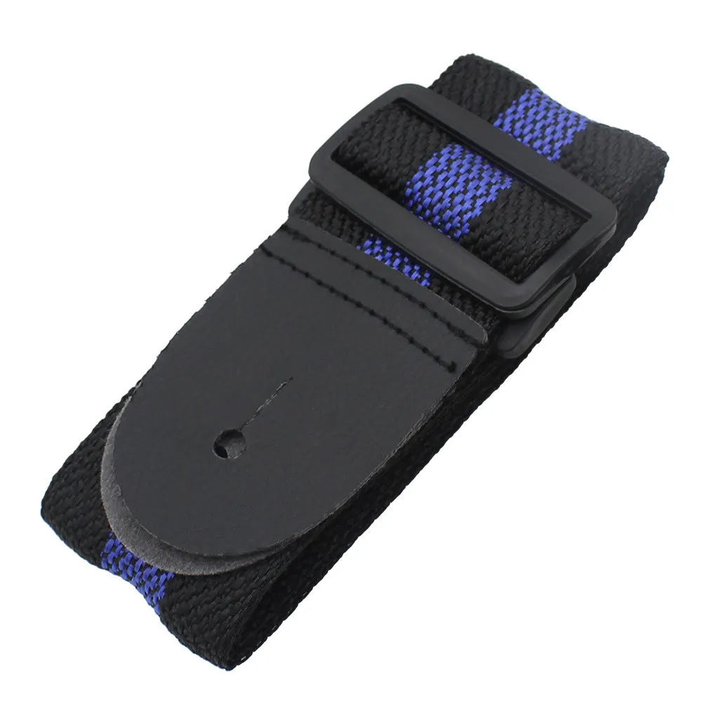 Universal woven crossbody instrument strap with quick-release clips, adjustable from 76cm to 137cm length.