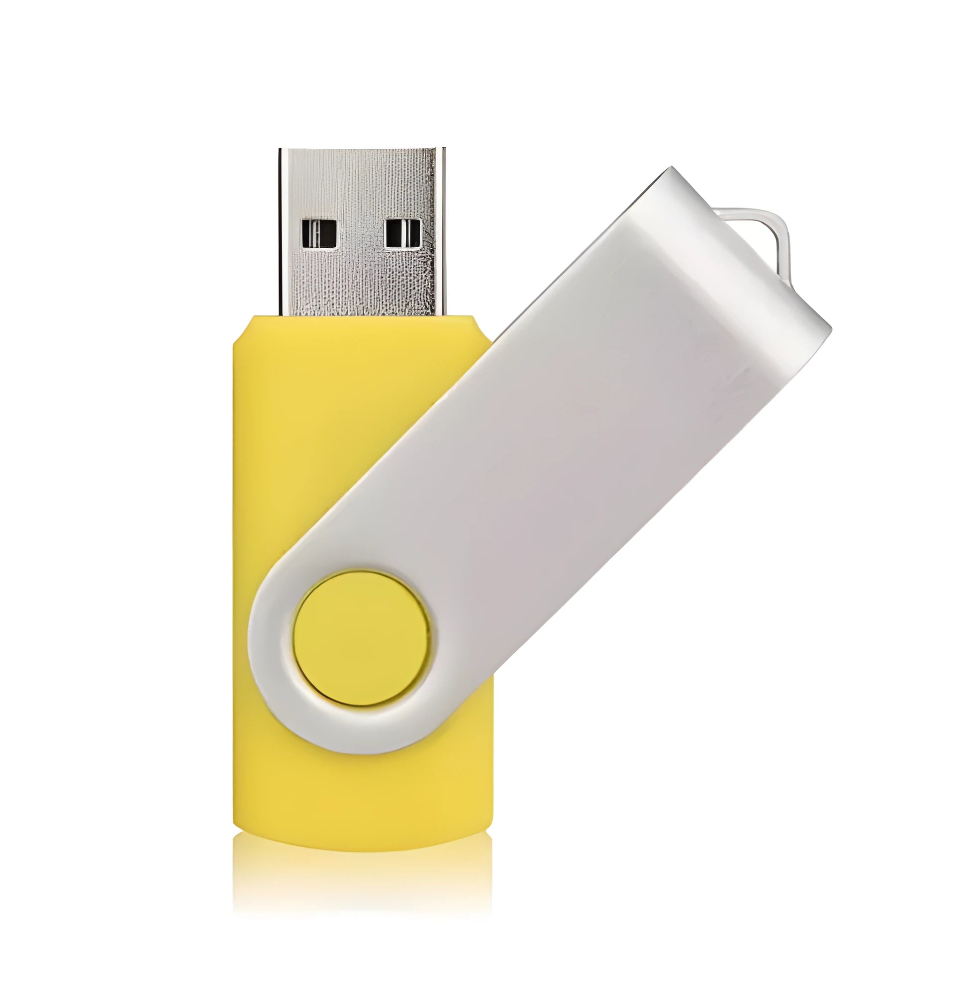 USB 3.0 external hard drive with metal shell in black on a flat surface