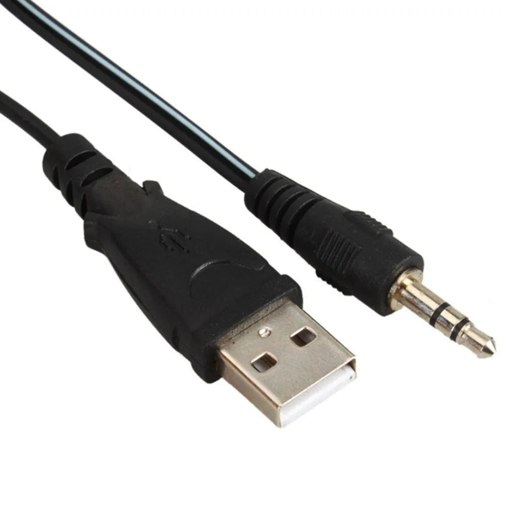 Black mini USB notebook speaker for computers with 3W output