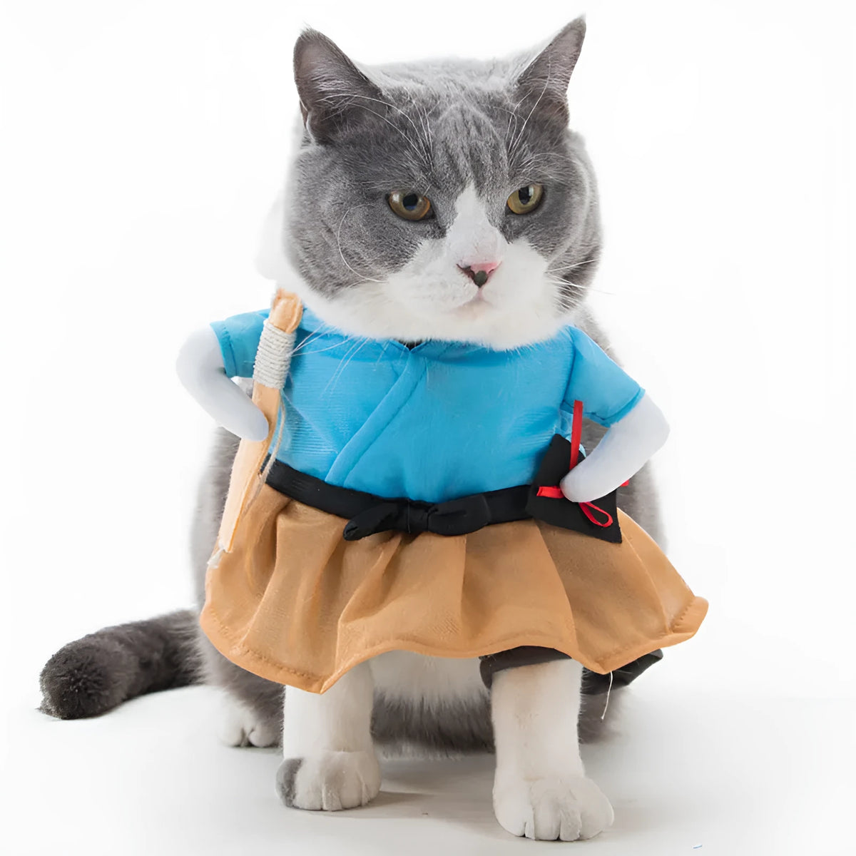 Cat cosplay uniform suit in size S M L or XL for funny party clothing and photos