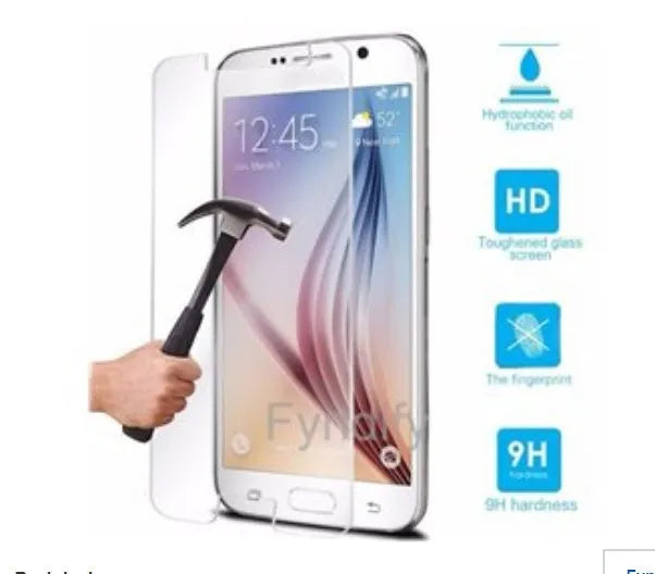 Tempered glass screen protector with 9H scratch resistance and 0.26mm thickness for smartphones