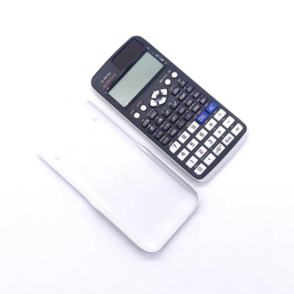 Casio fx-991EX ClassWiz solar scientific calculator in black, blue, or pink ABS plastic casing