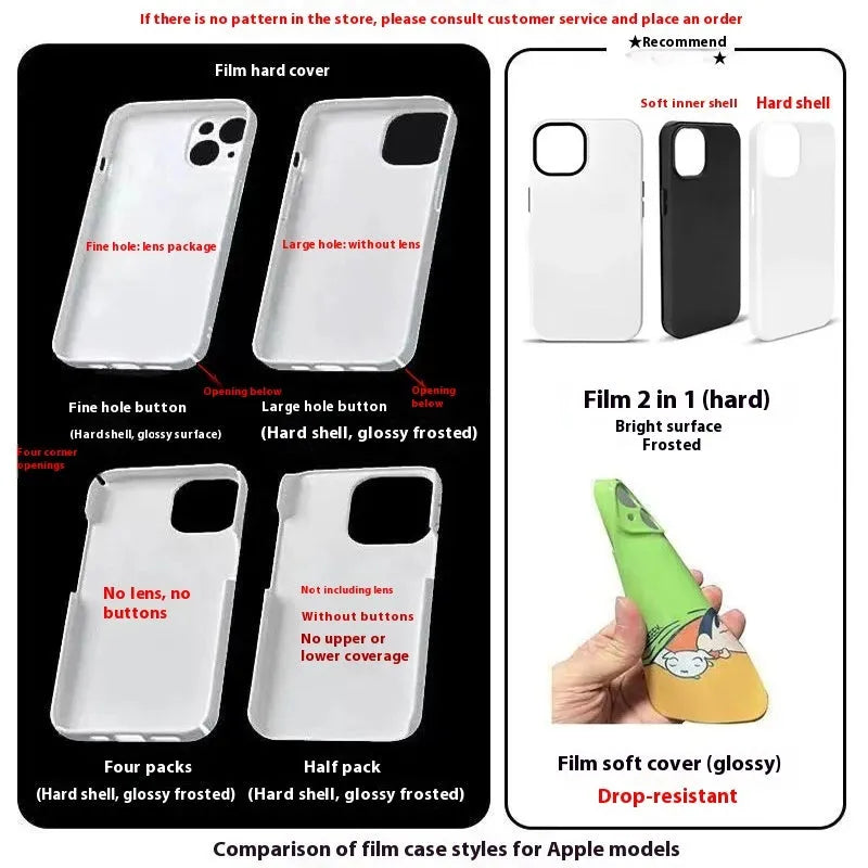 Advanced pattern plaid phone case with thermal transfer floral print back cover for Apple iPhone 11 to 16 series