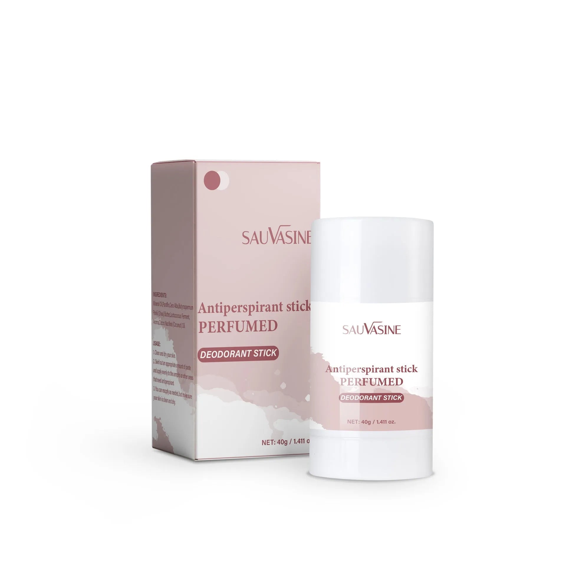 40g neutral deodorant stick for armpit odour control with anti-perspirant formula