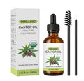 Rosemary hair care oil 60ml white bottle smooth anti-frizz castor oil treatment for damaged hair
