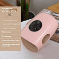 Electric hand massage instrument with airbag finger massager in white and pink